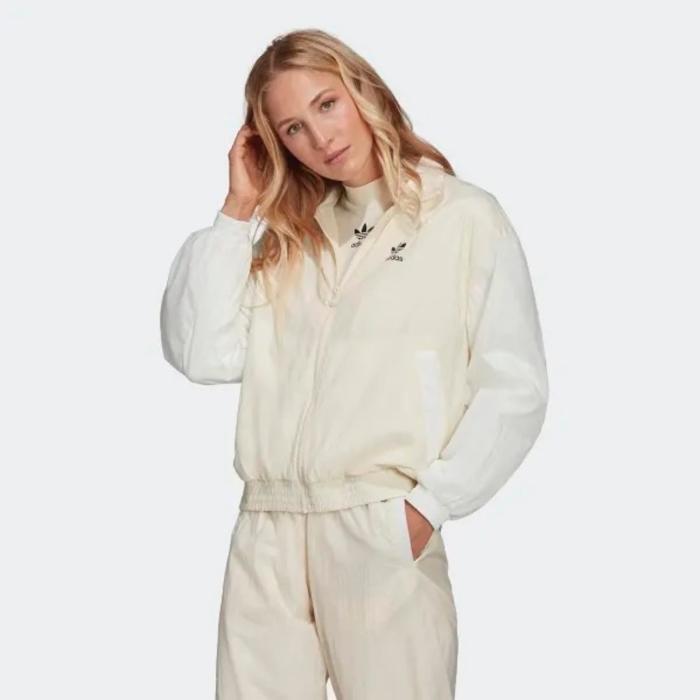 Adidas Logo Play Track Jacket - Winter White